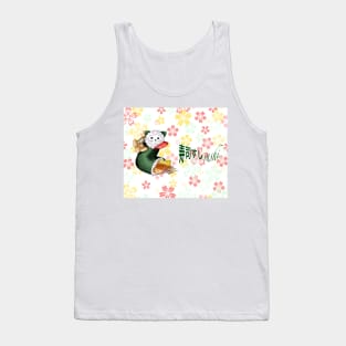 sushi roll cute cat rice Tank Top